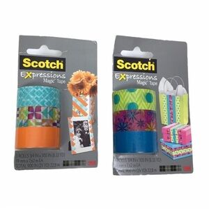SCOTCH Expressions Magic Tape Washi Matte Write On Planner Accessories Journal